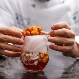 Hielo seco gastronomia